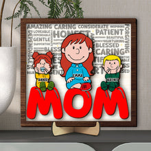 Load image into Gallery viewer, Personalized Wooden Sign for Moms – Perfect Gift for Special Moments Wood Sign PopCulturePrints