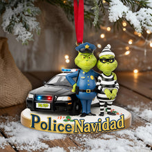 Load image into Gallery viewer, Personalized Police Ornament - A Unique Christmas Gift for Police Officers Ornament PopCulturePrints