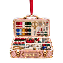 Load image into Gallery viewer, Sewing Christmas Ornament - Personalized Gifts For Sewing Lovers 10ttlu081026 Ornament PopCulturePrints