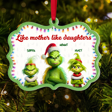 Load image into Gallery viewer, Personalized Grinch Family Christmas Ornament for Mom Ornament PopCulturePrints