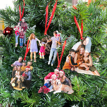 Load image into Gallery viewer, Personalized Family Photo Ornaments Ornament PopCulturePrints