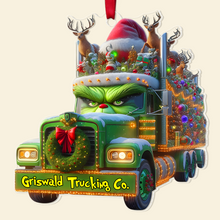 Load image into Gallery viewer, Customized Christmas Truck Ornament - Save Christmas in Style Ornament PopCulturePrints