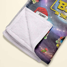 Load image into Gallery viewer, Personalized Galaxy Baby Fleece Blanket Blanket PopCulturePrints