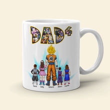 Load image into Gallery viewer, Personalized Anime Dad Coffee Mug - Custom Gift for Dad Coffee Mug PopCulturePrints
