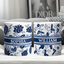 Load image into Gallery viewer, Love Blooms: Naughty Couples Coffee Mug - Personalized Gifts For Couples Coffee Mug PopCulturePrints