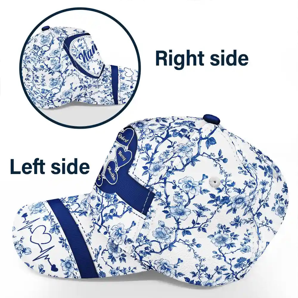 "Cherish Every Moment with Mom" - Personalized Classic Cap - Ideal Gift for Moms and Grandmas Classic Cap PopCulturePrints