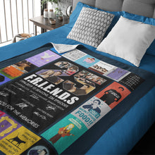 Load image into Gallery viewer, Friends TV Show Anniversary Blanket - Cozy Tribute for Fans Blanket PopCulturePrints
