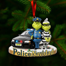 Load image into Gallery viewer, Personalized Police Ornament - A Unique Christmas Gift for Police Officers Ornament PopCulturePrints