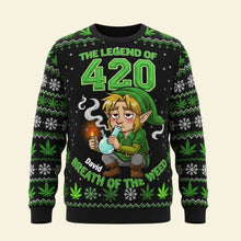 Load image into Gallery viewer, “Unleash Your Inner Legend” - Personalized Knitted Ugly Sweater for Christmas AOP Products PopCulturePrints