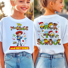 Load image into Gallery viewer, "Gear Up for Learning: Back to School Shirt - Personalized Gift for Kids" Shirts PopCulturePrints