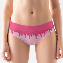 Load image into Gallery viewer, Personalized Naughty Women's Briefs - Custom Pink Lingerie for Her Boxer Briefs PopCulturePrints