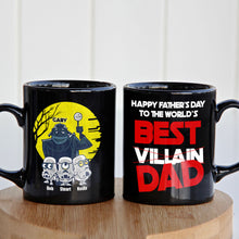 Load image into Gallery viewer, Personalized World's Best Villain Dad Coffee Mug - Father's Day Minion Design Coffee Mug PopCulturePrints