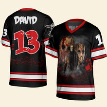 Load image into Gallery viewer, Custom Horror Film Lover Halloween Jersey Shirt AOP Products PopCulturePrints