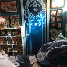 Load image into Gallery viewer, Fantasy Magic Gate Door Cover - Perfect Gift for Movie Fans and Bookworms Door Covers PopCulturePrints