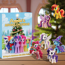 Load image into Gallery viewer, “Count Down the Joy!” - Personalized Christmas Advent Calendar - Gift for Kids, Fans of Animation, Magical Creatures Advent Calendar PopCulturePrints