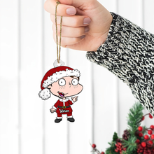 Load image into Gallery viewer, Personalized Kids Cartoon Christmas Ornament - Custom Name Gift Ornament PopCulturePrints