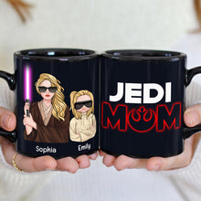 Load image into Gallery viewer, Jedi Mom Personalized Coffee Mug - Custom Gift For Moms Coffee Mug PopCulturePrints
