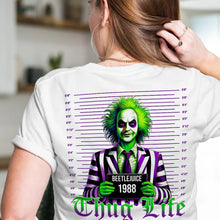 Load image into Gallery viewer, Beetlejuice Thug Life Halloween Shirt for Horror Movie Fans Shirts PopCulturePrints
