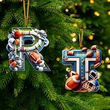 Load image into Gallery viewer, Custom Sports Lover Alphabet Christmas Ornaments Ornament PopCulturePrints