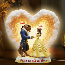 Load image into Gallery viewer, “A Tale as Old as Time” - Romantic Couple Acrylic Light Box - Personalized Gift for Couples Light Box PopCulturePrints
