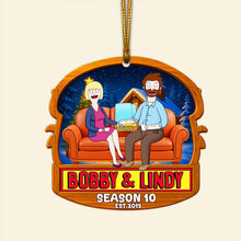 Load image into Gallery viewer, Griddle Love: Celebrate Your Love Story - Personalized Christmas Ornament for Couples Ornament PopCulturePrints
