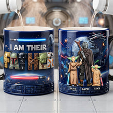 Load image into Gallery viewer, “I Am Their Father” - Dad’s Space Squad Magic Mug - Personalized Gift for Dad, Grandpa & More Coffee Mug PopCulturePrints