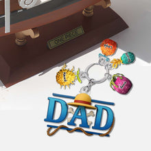 Load image into Gallery viewer, Fruit Dad Keychain - A Unique Personalized Gift for Dads Keychains PopCulturePrints