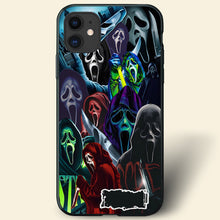 Load image into Gallery viewer, Personalized Ghost Face Phone Case - Perfect Spooky Gift for Horror Fans Phone Case PopCulturePrints