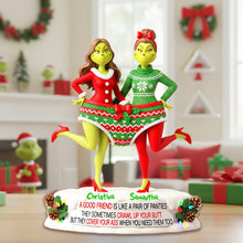 Load image into Gallery viewer, A Good Friend Is Like A Pair Of Panties - Personalized Acrylic Plaque for Christmas Shaped Plaques PopCulturePrints