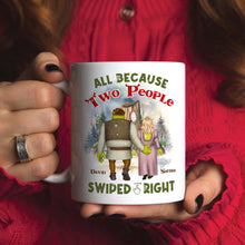 Load image into Gallery viewer, Swipe Right Love Story Mug - Personalized Valentine's Day Gifts for Couples Coffee Mug PopCulturePrints