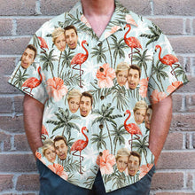 Load image into Gallery viewer, Personalized Hawaiian Shirt with Custom Photo for Couples Hawaiian Shirts PopCulturePrints