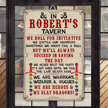 Load image into Gallery viewer, Heroic Quest: Personalized Metal Wall Art for Game Lovers Metal Signs PopCulturePrints