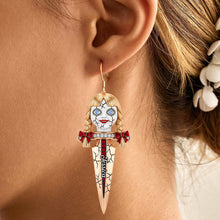 Load image into Gallery viewer, Creepy Knife Earrings: Spook Up Your Style - Personalized Gifts for Horror Movie Fans Earrings PopCulturePrints