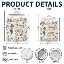 Load image into Gallery viewer, Grandma Never Runs Out Of Kisses Or Cookies - Personalized Cookie Jar for Grandma Cookie Jar PopCulturePrints