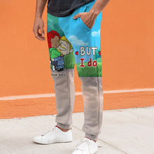 Load image into Gallery viewer, Personalized Romantic Couple Sweatpants - Hugging Design Shorts and Pants PopCulturePrints