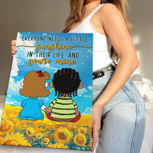 Load image into Gallery viewer, Personalized Couple Canvas Print - Sunshine Love Art Poster & Canvas PopCulturePrints