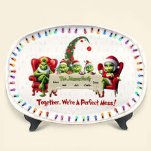 Load image into Gallery viewer, Personalized Family Christmas Resin Plate - Perfect Festive Joy Plates PopCulturePrints