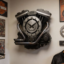 Load image into Gallery viewer, Engine Acrylic Hanging Wall Clock - A Perfect Customized Gift for Speed and Motorcycle Enthusiasts Hanging Wall Clock PopCulturePrints