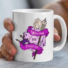 Load image into Gallery viewer, Funny Personalized Christmas Ornament for Dad - Custom Names Coffee Mug PopCulturePrints