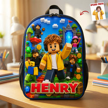 Load image into Gallery viewer, Adventure Kid Backpack - Custom Photo Gifts For Kids 03NADT140726 Backpack PopCulturePrints