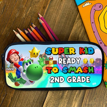 Load image into Gallery viewer, Personalized Super Kid Back-to-School Pencil Case Pencil Case PopCulturePrints
