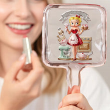 Load image into Gallery viewer, Just a Girl Who Loves Baking - Personalized Handheld Mirror for Baking Enthusiasts Mirror PopCulturePrints