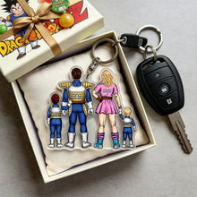 Load image into Gallery viewer, “Family Heroes Unite!” - Personalized Super Power Family Keychain - Gift for Mom, Dad, and Kids Keychains PopCulturePrints