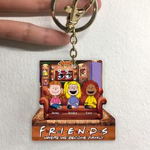 Load image into Gallery viewer, Personalized Friends Keychain - Custom Gifts for Movie Lovers Keychains PopCulturePrints