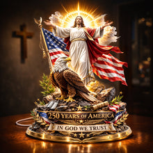 Load image into Gallery viewer, United In Faith: 250 Years of America - Personalized Light Box Gift for Christians Light Box PopCulturePrints