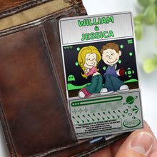 Load image into Gallery viewer, Customizable Wallet Card for Couples - Unique Gift for Him & Her Wallet Card PopCulturePrints