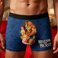 Load image into Gallery viewer, Release the Beast - Personalized Boxer Shorts for Him Boxer Briefs PopCulturePrints