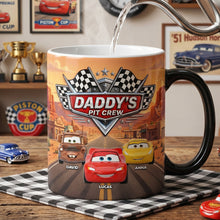 Load image into Gallery viewer, “Join the Adventure with Daddy’s Crew!” - Personalized Magic Ceramic Coffee Mug - Gift for Dad, Grandpa, and Loved Ones Coffee Mug PopCulturePrints