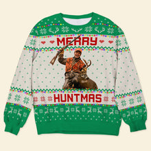 Load image into Gallery viewer, Personalized Ugly Christmas Sweater for Hunting Enthusiasts AOP Products PopCulturePrints
