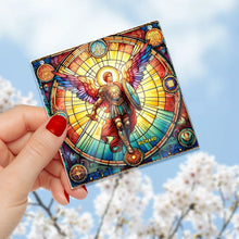 Load image into Gallery viewer, Personalized Christmas Angel Suncatcher Ornament Suncatcher PopCulturePrints